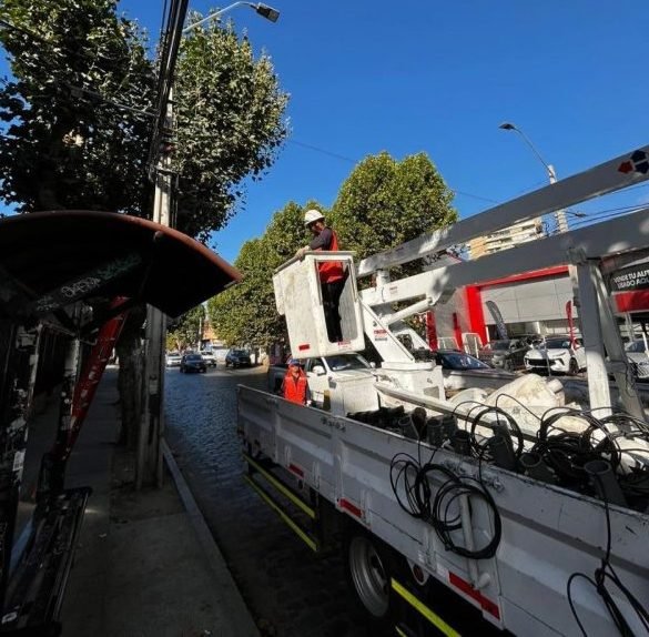 Viña avanza hacia una ciudad 100 % LED con instalación de 290 nuevas luminarias